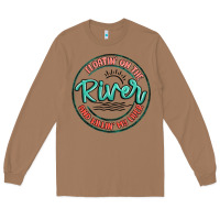 Toasted Coconut floatin on the river killin my liver Long Sleeve Tee - MaliasSmallBusiness