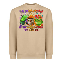Mushroom Hallothanksmas Heavyweight Sweatshirt - NancyCooperArtShop