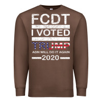 Chestnut hell yeah i voted trump and will do it again 2020 Premium Sweatshirt - Bettercallsaul