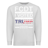 Dove Grey hell yeah i voted trump and will do it again 2020 Premium Sweatshirt - Bettercallsaul