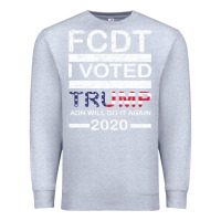 Heather Grey hell yeah i voted trump and will do it again 2020 Premium Sweatshirt - Bettercallsaul