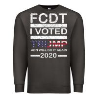 Smoke hell yeah i voted trump and will do it again 2020 Premium Sweatshirt - Bettercallsaul