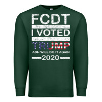 Sports Green hell yeah i voted trump and will do it again 2020 Premium Sweatshirt - Bettercallsaul