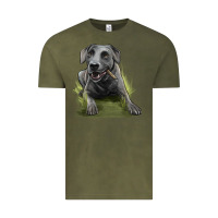 Vintage Olive Texas Blue Lacy Dog Vintage Tee - LillyAllenDesigns