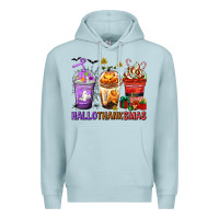 Blue Mist hallothanksmas coffee cups Premium Hoodie - texasbilliewilder