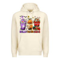 Sandshell hallothanksmas coffee cups Premium Hoodie - texasbilliewilder