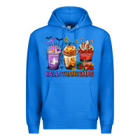 True Royal hallothanksmas coffee cups Premium Hoodie - texasbilliewilder