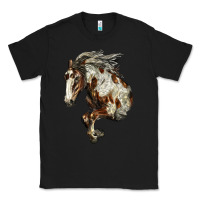 Black Mustang Horse Classic Tee - LillyAllenDesigns