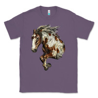 Lavender Mustang Horse Classic Tee - LillyAllenDesigns