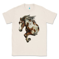 Natural Mustang Horse Classic Tee - LillyAllenDesigns