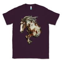 Plum Mustang Horse Classic Tee - LillyAllenDesigns
