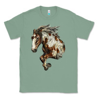 Sage Mustang Horse Classic Tee - LillyAllenDesigns