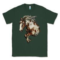 Sports Green Mustang Horse Classic Tee - LillyAllenDesigns