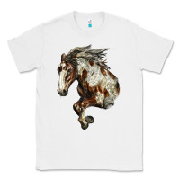 White Mustang Horse Classic Tee - LillyAllenDesigns
