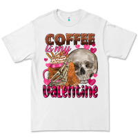 White coffee is my valentine skull Premium Tee - FaDigitalArtStudio