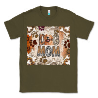 Army Green Dog Mom Classic Tee - CowhideDigitalArt