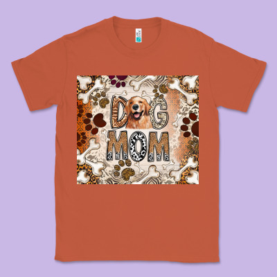 Dog Mom Classic Tee Designed By Cowhidedigitalart