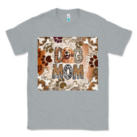 Heather Grey Dog Mom Classic Tee - CowhideDigitalArt