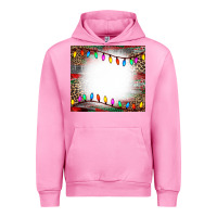 Fuchsia Pink christmas bleach effect tumler Urban Hoodie - CowCowDesign