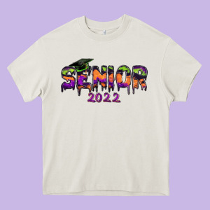 Senior 2022 Halloween Heavy Core Tee Designed By Ranaportraitstore