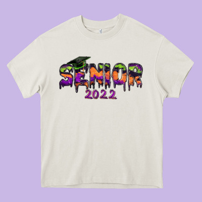 Senior 2022 Halloween Heavy Core Tee Designed By Ranaportraitstore