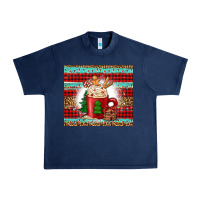 Navy Christmas coffee Urban Heavy Tee - Jasminsmagicworld