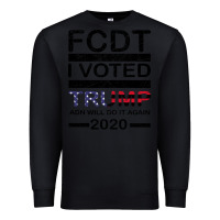 Black hell yeah i voted trump and will do it again 2020 Premium Sweatshirt - Bettercallsaul