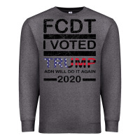 Charcoal Heather hell yeah i voted trump and will do it again 2020 Premium Sweatshirt - Bettercallsaul