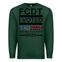 Sports Green hell yeah i voted trump and will do it again 2020 Premium Sweatshirt - Bettercallsaul