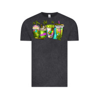 Vintage Black coffee cups Vintage Tee - NancyCooperArtShop