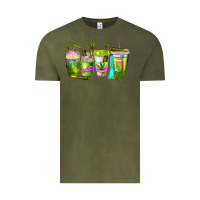 Vintage Olive coffee cups Vintage Tee - NancyCooperArtShop