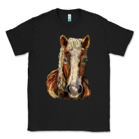 Black Belgian Horse Classic Tee - LillyAllenDesigns