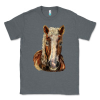 Charcoal Heather Belgian Horse Classic Tee - LillyAllenDesigns