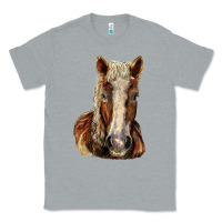 Heather Grey Belgian Horse Classic Tee - LillyAllenDesigns