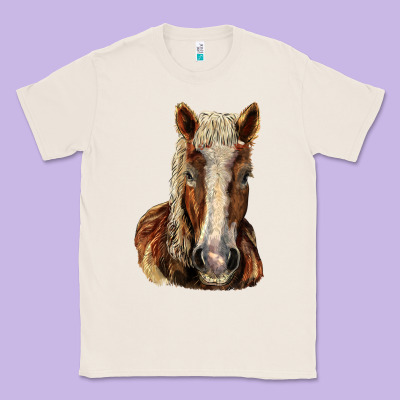 Belgian Horse Classic Tee Designed By Lillyallendesigns