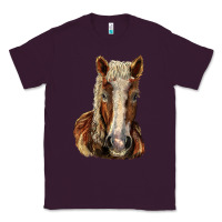 Plum Belgian Horse Classic Tee - LillyAllenDesigns