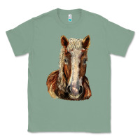Sage Belgian Horse Classic Tee - LillyAllenDesigns