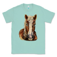 Seafoam Belgian Horse Classic Tee - LillyAllenDesigns