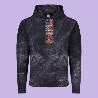 Usa Flag And Western Patterns  Penwraps Vintage Hoodie Designed By Artiststas