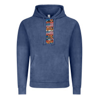 Vintage Denim usa flag and western patterns  penwraps Vintage Hoodie - Artiststas