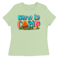 Matcha born to camp Ladies Tee - Zillion Design Studio