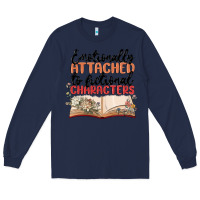 Navy emotionally attached to fictional characters Long Sleeve Tee - MaliasSmallBusiness