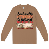 Toasted Coconut emotionally attached to fictional characters Long Sleeve Tee - MaliasSmallBusiness