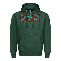 Sports Green Western Mom With Cross Zipper Hoodie - BundleAndBundleShop