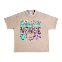 French Oak registered nurse rn Urban Heavy Tee - BarkalooDesign
