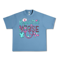 Pebble Blue registered nurse rn Urban Heavy Tee - BarkalooDesign