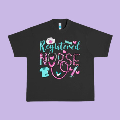 Registered Nurse Rn Urban Heavy Tee Designed By Barkaloodesign