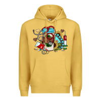 Antique Gold Christmas sunflower gemstone nurse Premium Hoodie - JahusDesignShop