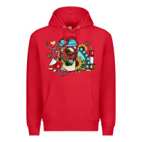 Red Christmas sunflower gemstone nurse Premium Hoodie - JahusDesignShop