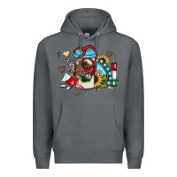 Rock Christmas sunflower gemstone nurse Premium Hoodie - JahusDesignShop